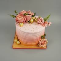 Eggless Cake Shop Gb Buttercream Floral Cake Ic